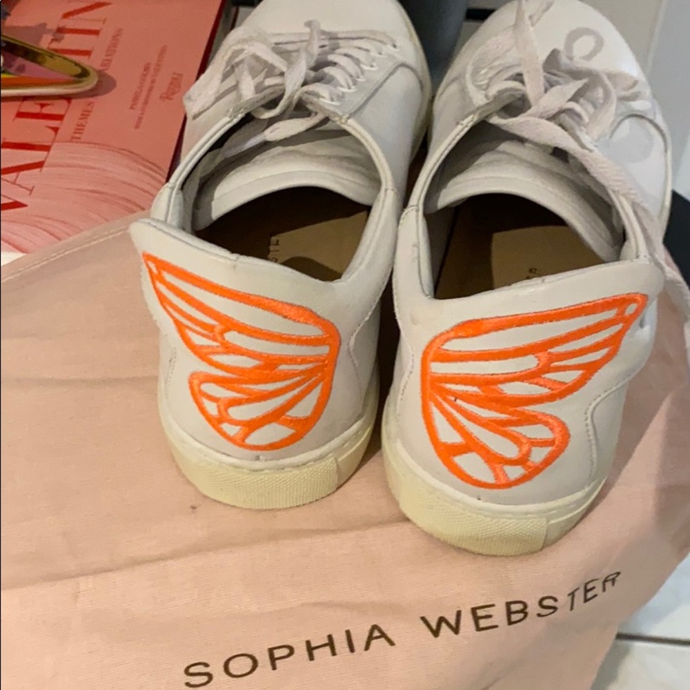 SOPHIA WEBSTER BIBI LOW TOP SNEAKERS